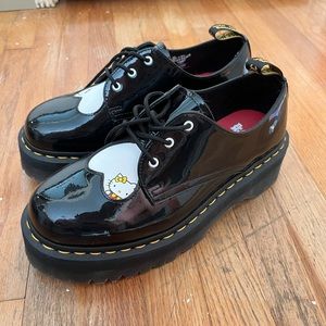 Hello Kitty x Dr. Martens 1461 platform shoes